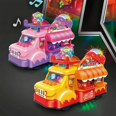 ELECTRIC SWINGING ICE CREAM CART WITH LIGHT & MUSIC